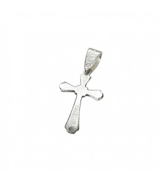 PE001609 Genuine Sterling Silver Pendant Cross Hallmarked Solid 925 Handmade